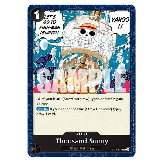 Thousand Sunny (Reprint) - ST14-017 - C - 1st Edition