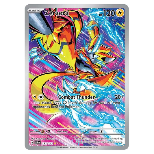 Zeraora - SCR 151/142 - Illustration Rare - 1st Edition