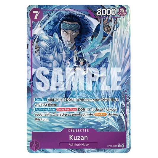 Kuzan (Alt Art) - OP16-063 - R - 1st Edition