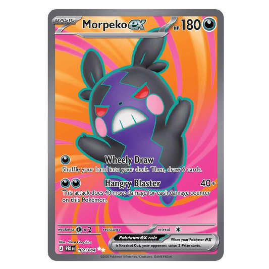 Morpeko ex - PBL 102/084 - Ultra Rare - 1st Edition