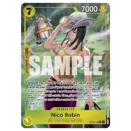 Nico Robin (Alt Art) - OP15-109 - R - 1st Edition
