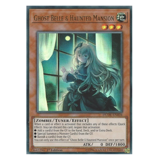 Ghost Belle & Haunted Mansion - DUDE-EN004 - Ultra Rare - 1st Edition