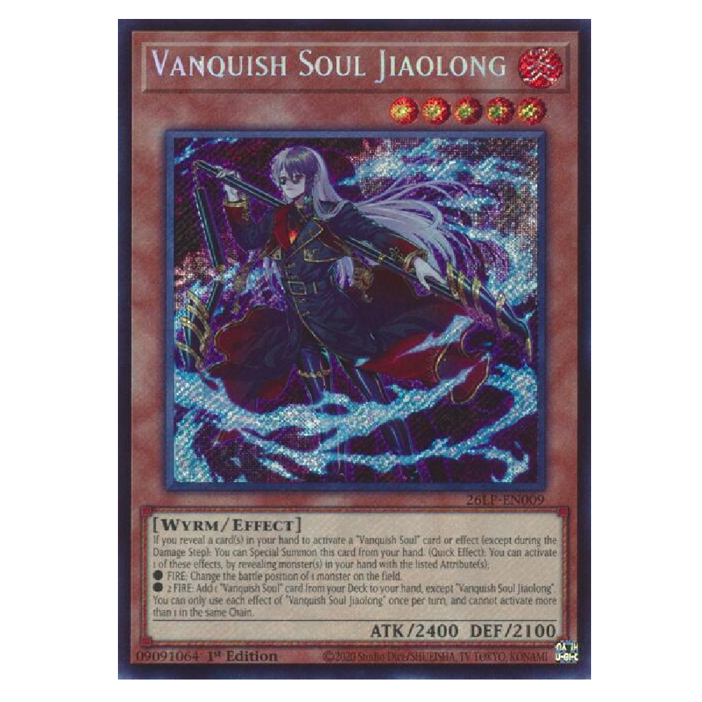 Vanquish Soul Jiaolong - 26LP-EN009 - Secret Rare - 1st Edition