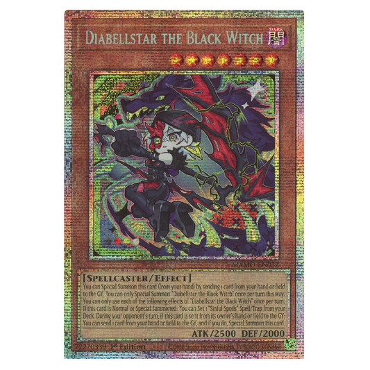 Diabellstar the Black Witch - MAMO-EN032 - Starlight Rare - 1st Edition