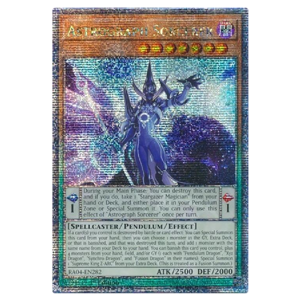 Astrograph Sorcerer - RA04-EN282 - Quarter Century Secret Rare - 1st Edition