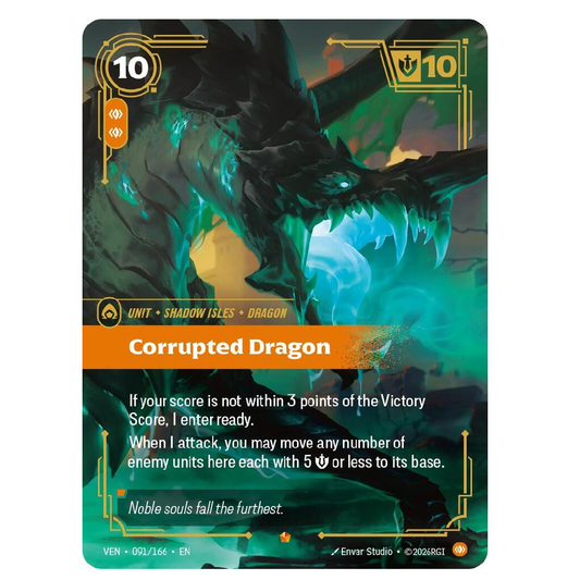 Corrupted Dragon - VEN 091/166 - Epic - 1st Edition