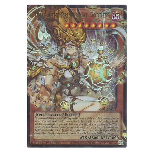 Phara the Primordial Goddess (Overframe) - CORI-EN022 - Ultra Rare - 1st Edition