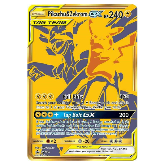 Pikachu & Zekrom GX - SM248 - Promo - 1st Edition