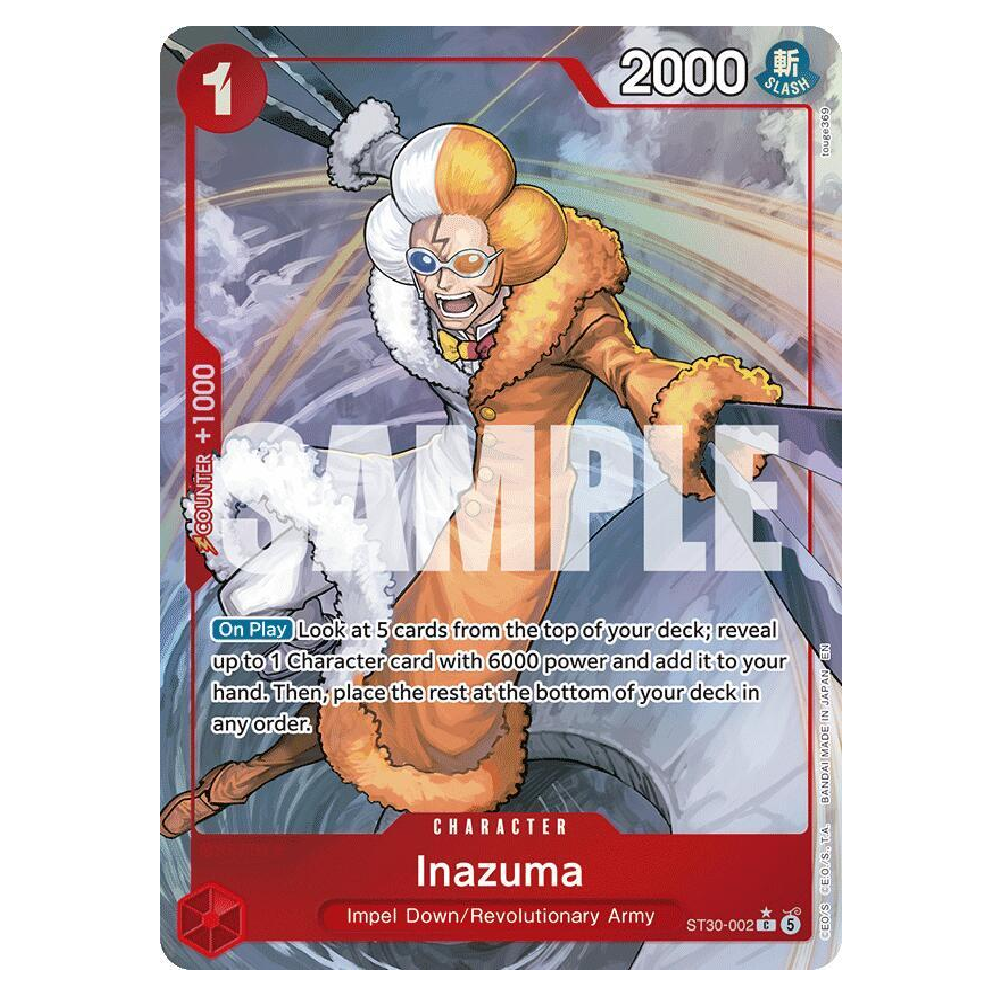 Inazuma (Full Art) - ST30-002 - C - 1st Edition