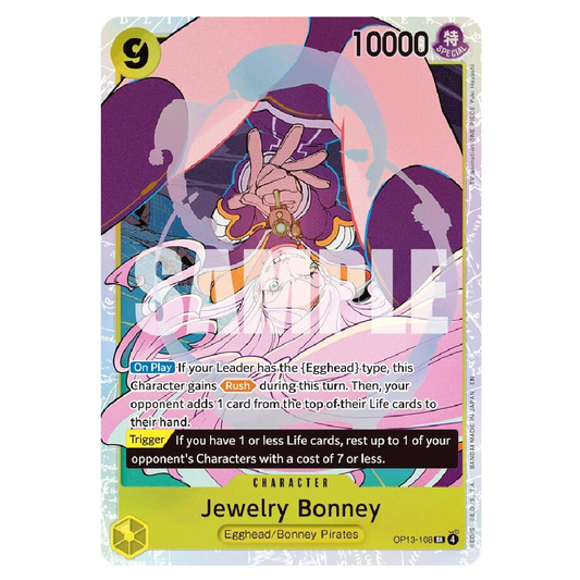 Jewelry Bonney - OP13-108 - SR - 1st Edition