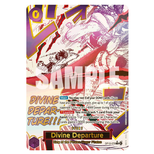 Divine Departure (Alt Art) - OP13-076 - R - 1st Edition