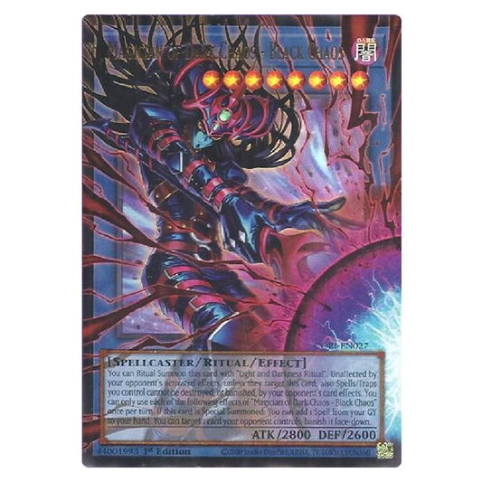 Magician of Dark Chaos - Black Chaos (Overframe) - CORI-EN027 - Ultra Rare - 1st Edition