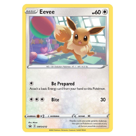 Eevee - SWSH212 - Promo - 1st Edition