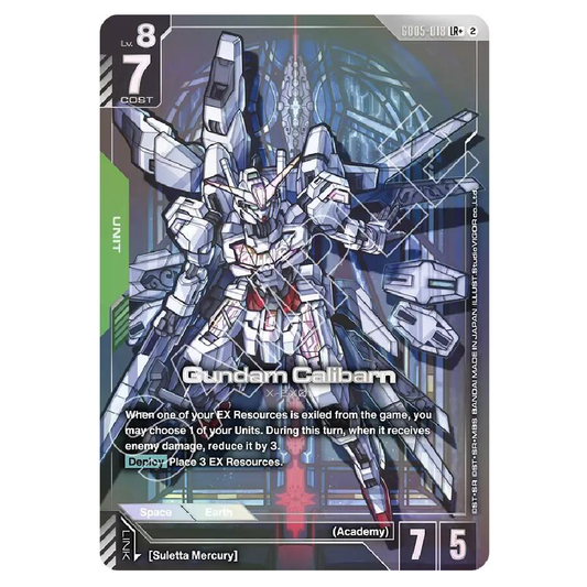 Gundam Calibarn - GD05-018 - LR+ - 1st Edition