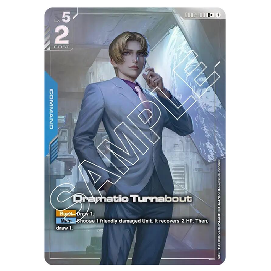 Dramatic Turnabout - GD02-100 - R+ - 1st Edition