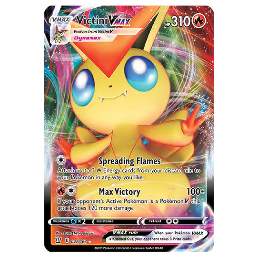 Victini Vmax - 022/163 - Ultra Rare - 1st Edition