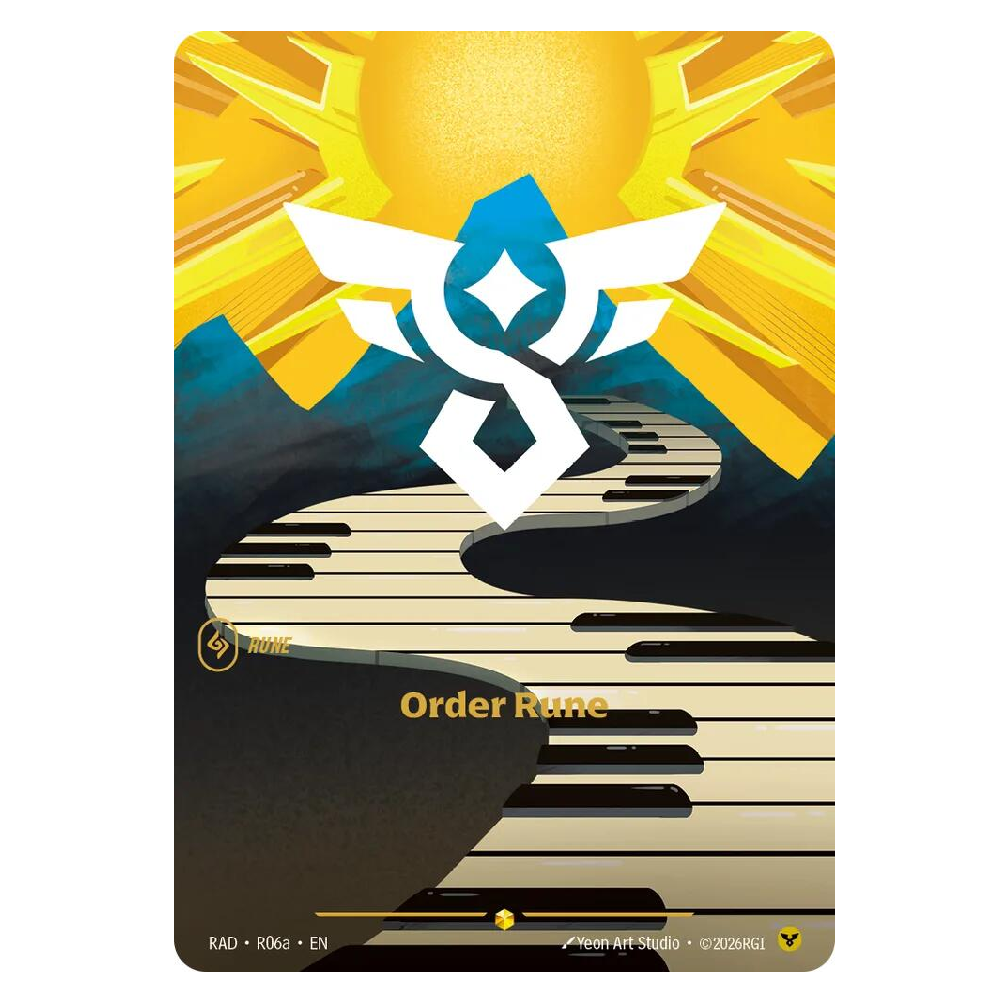 Order Rune (Alt Art) - RAD R06a - Showcase - 1st Edition
