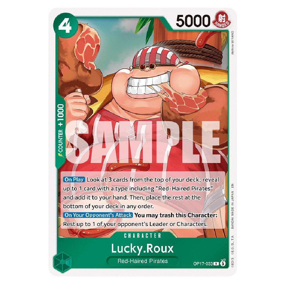Lucky.Roux - OP17-033 - R - 1st Edition