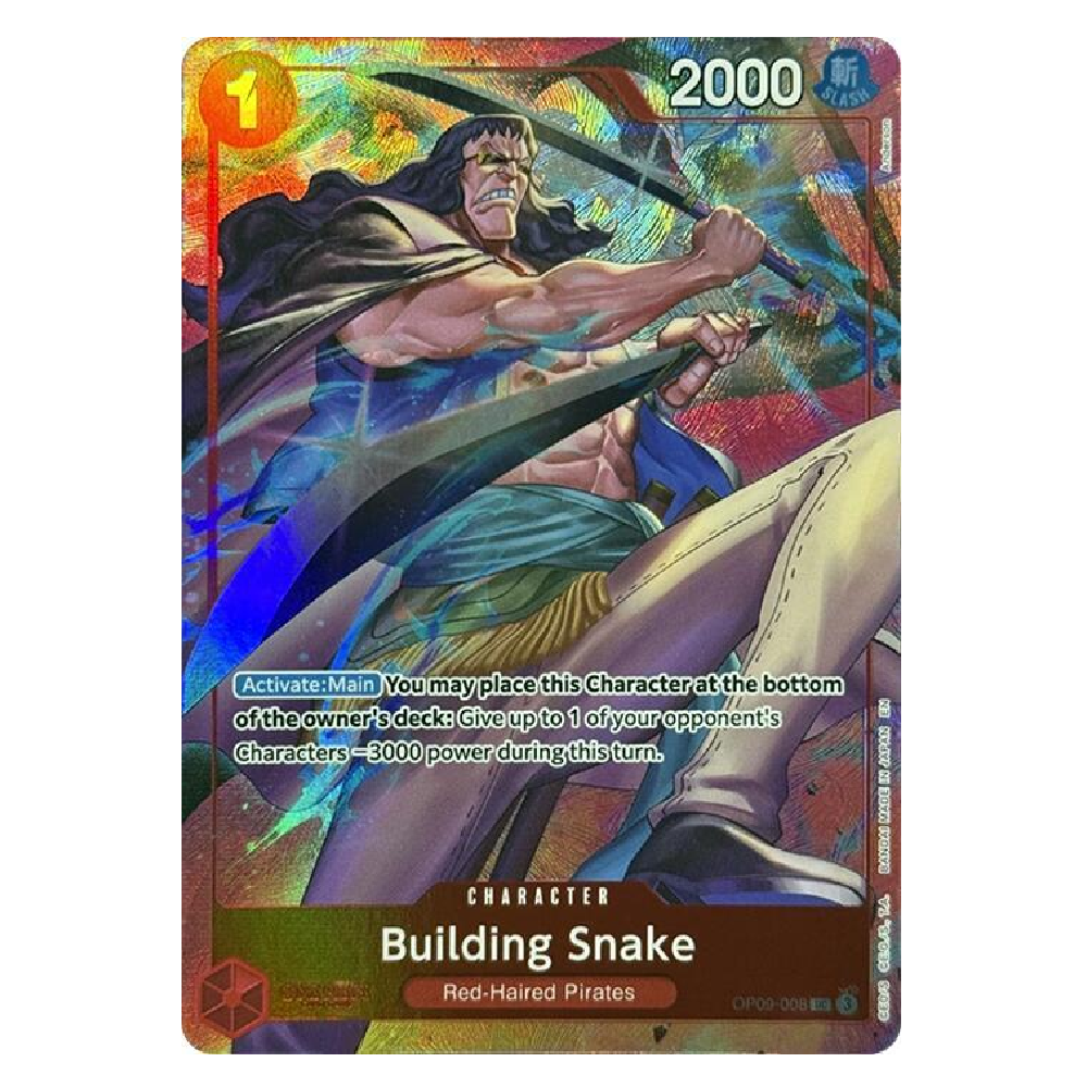Building Snake (Premium Card Collection -Best Selection Vol.4-) - OP09-008 - UC - 1st Edition
