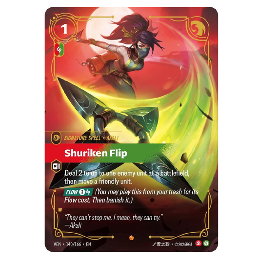 Shuriken Flip - VEN 140/166 - Epic - 1st Edition