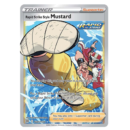 Rapid Strike Style Mustard - TG27/TG30 - Ultra Rare - 1st Edition