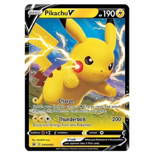 Pikachu V - SWSH061 - Promo - 1st Edition