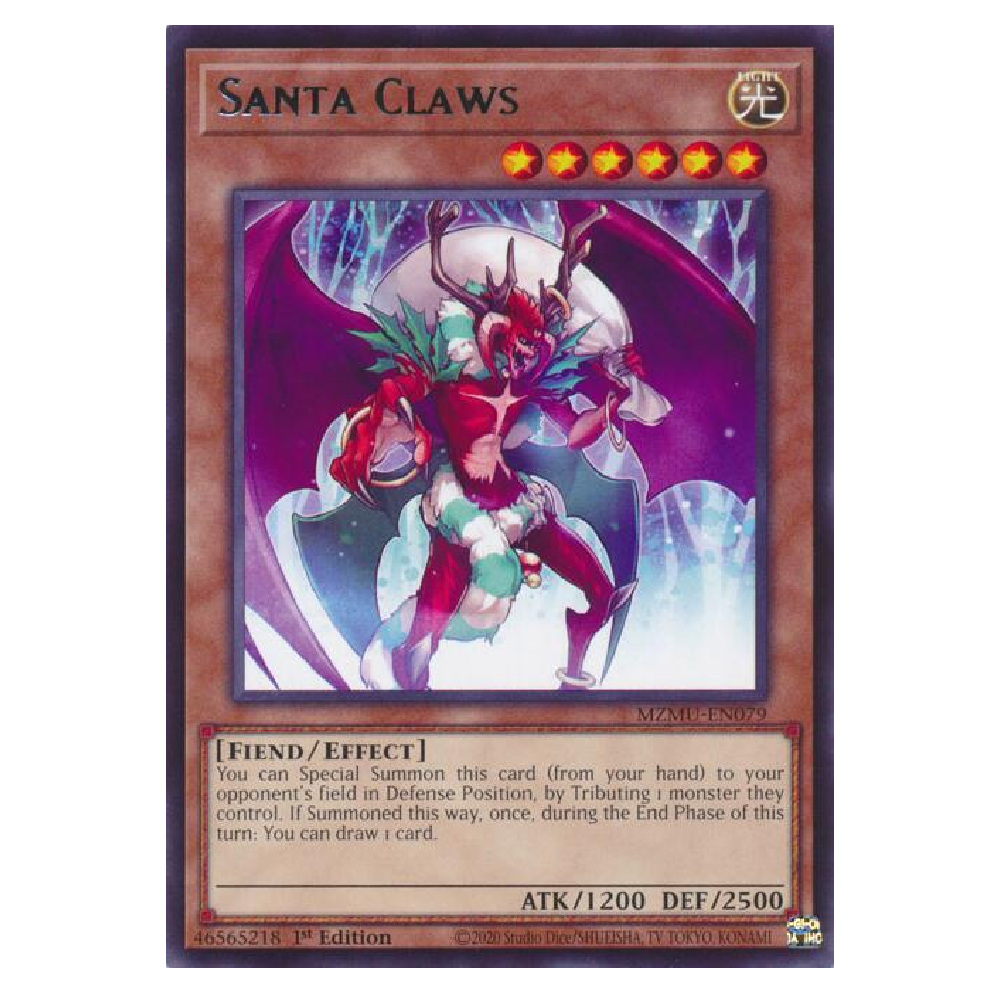 Santa Claws - MZMU-EN079 - Rare - 1st Edition