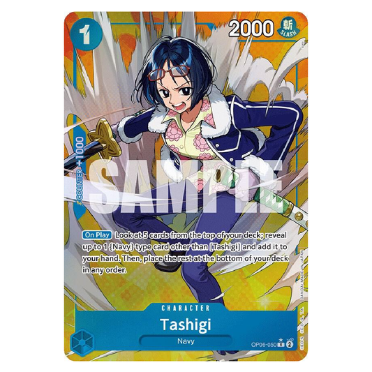 Tashigi (Alt Art) - OP06-050 - R - 1st Edition