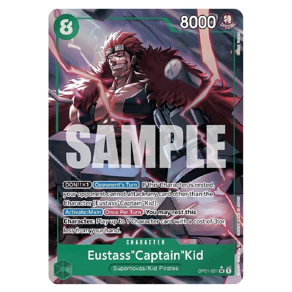 Eustass "Captain" Kid (Alt Art) - OP01-051 - SR - 1st Edition