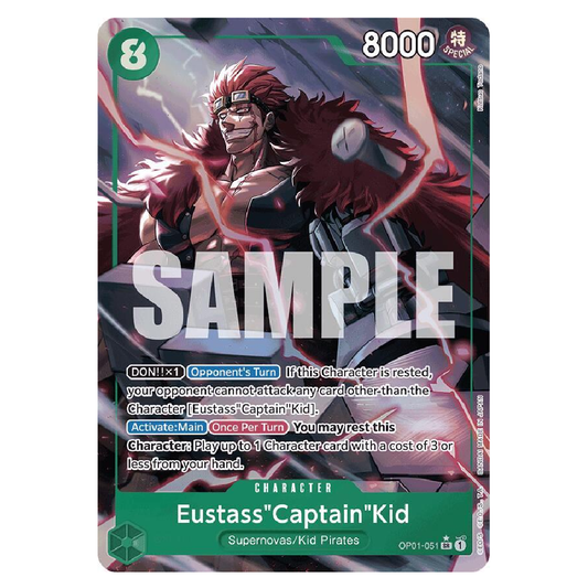 Eustass "Captain" Kid (Alt Art) - OP01-051 - SR - 1st Edition