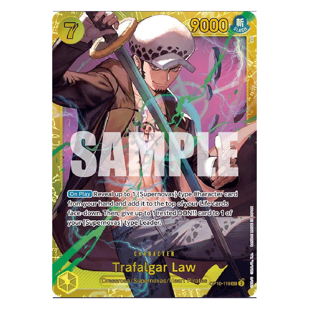 Trafalgar Law (119) - OP10-119 - Secret Rare  - 1st Edition