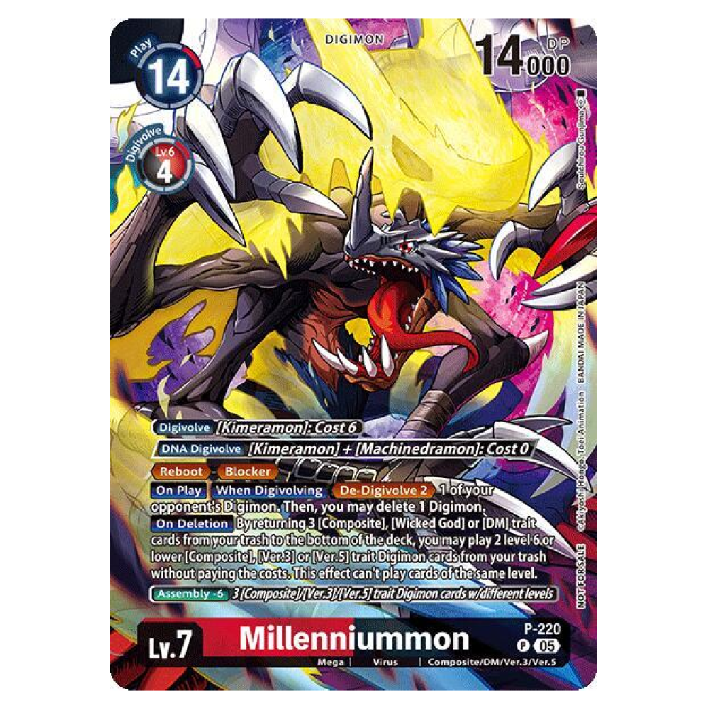 Millenniummon (Time Stranger Box Topper) - P-220 - P - 1st Edition