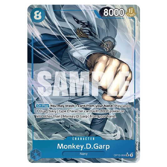 Moneky.D.Garp (Alt Art) - OP12-056 - SR - 1st Edition