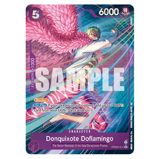 Donquixote Doflamingo (Alt Art) - PRB02-011 - R - 1st Edition