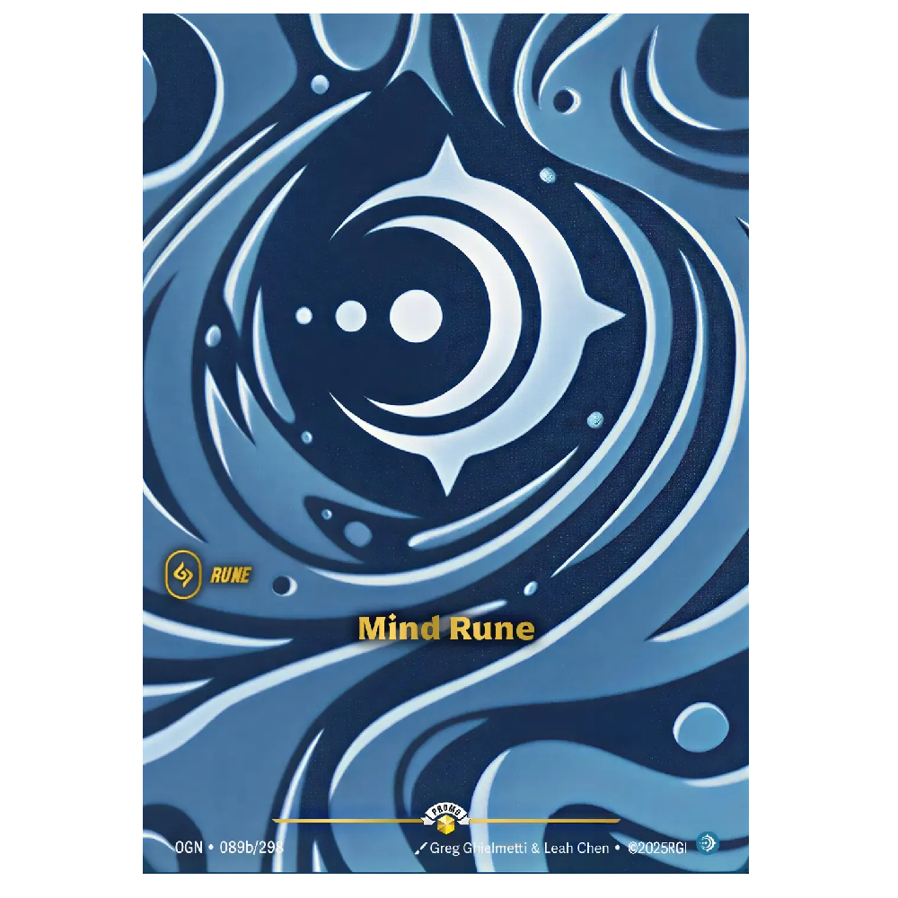 Mind Rune - OGN 089b/298 - Promo - 1st Edition