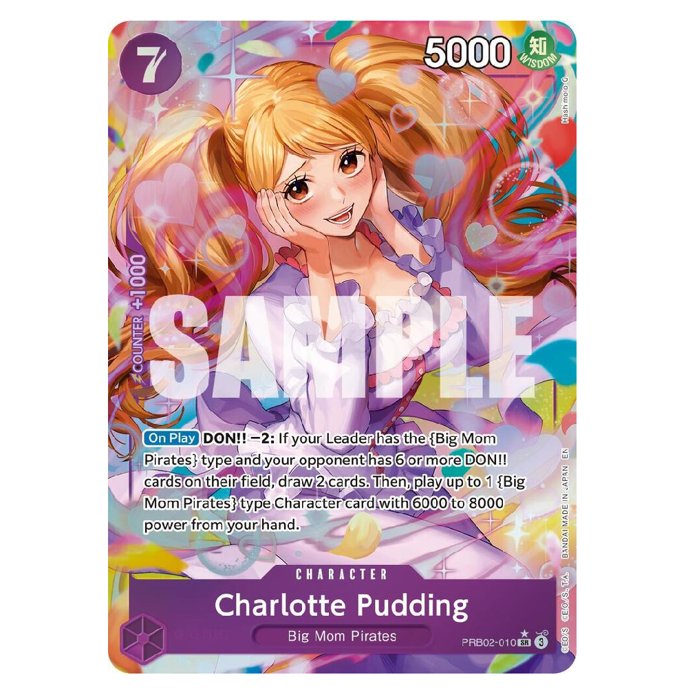 Charlotte Pudding (Alt Art) - PRB02-010 - SR - 1st Edition