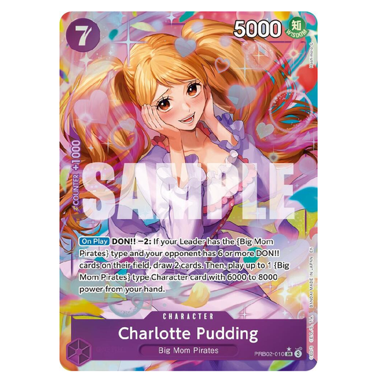 Charlotte Pudding (Alt Art) - PRB02-010 - SR - 1st Edition