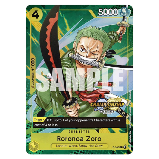 Roronoa Zoro (CS 2024 Event Pack) - P-042 - Promo - 1st Edition