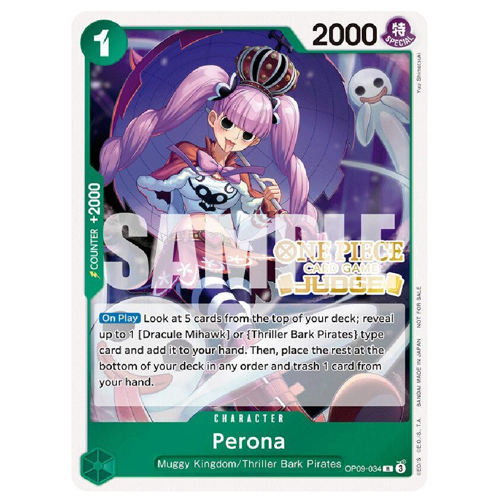 Perona (Judge Pack Vol. 5) - OP09-034 - R - 1st Edition