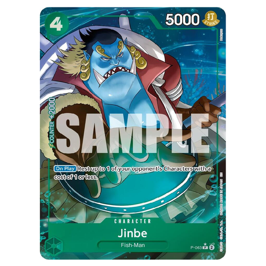 Jinbe (Alternate Art) - P-063 - Promo - 1st Edition