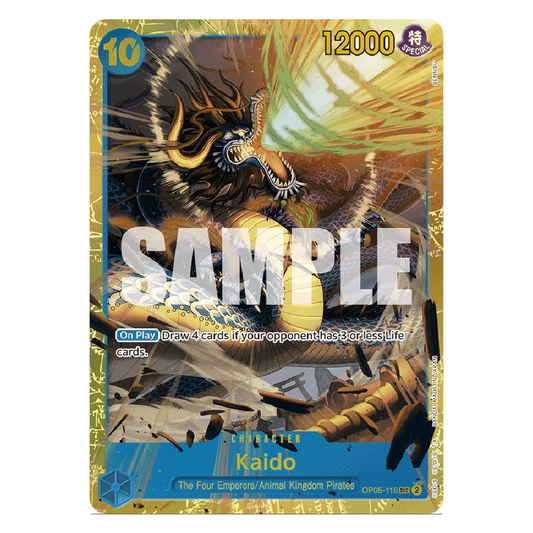 Kaido (118) - OP05-118 - Secret Rare  - 1st Edition
