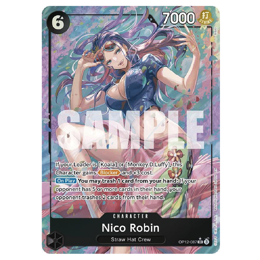 Nico Robin (Alt Art) - OP12-087 - SR - 1st Edition