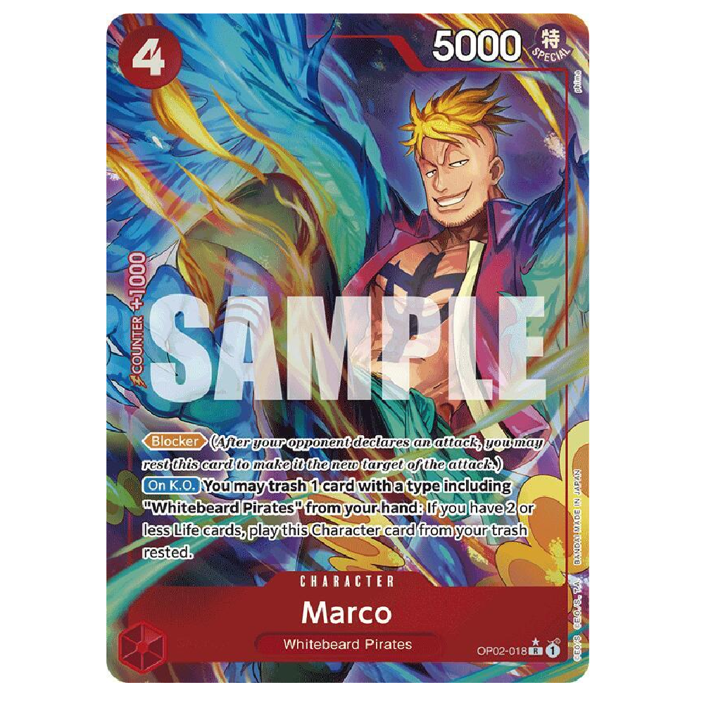 Marco (Alt Art) - OP02-018 - SR - 1st Edition