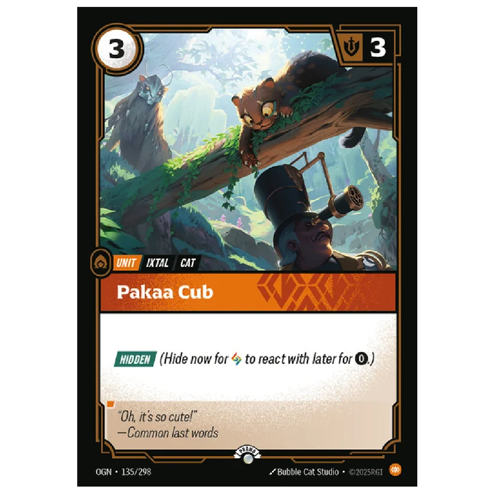 Pakaa Cub - OGN 135/298 - Promo -  1st Edition