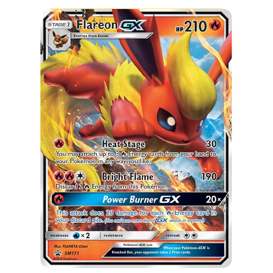 Flareon GX - SM171 - Promo - 1st Edition