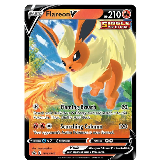 Flareon V - SWSH149 - Promo - 1st Edition