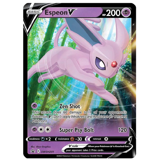 Espeon V - SWSH210 - Promo - 1st Edition