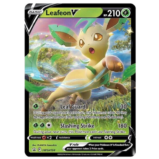 Leafeon V - SWSH194 - Promo - 1st Edition
