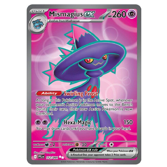 Mismagius ex - PFL 112/094 - Ultra Rare - 1st Edition