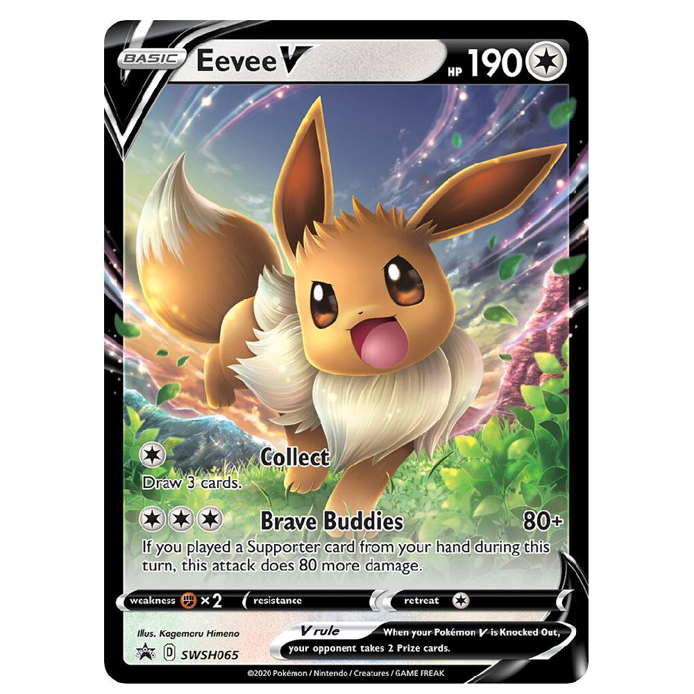 Eevee V - SWSH065 - Promo - 1st Edition